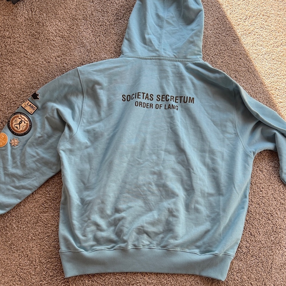 HELMUT LANG SOCIETAS HOODIE- TOPAZ - Picture 14 of 16